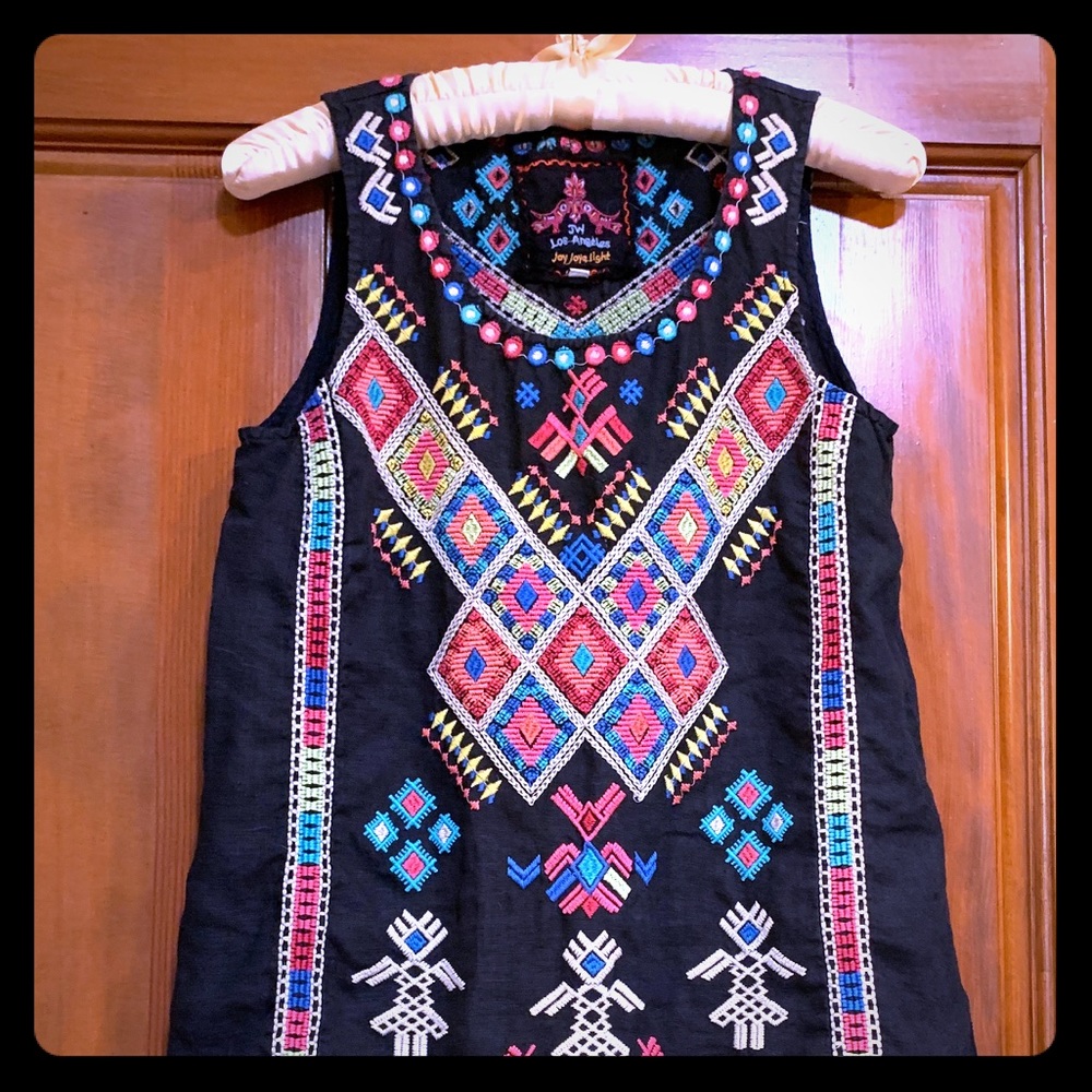 JW Johnny Was Embroidered Top Shirt